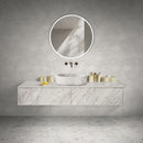 Elegant Natural Marble Bathroom Accessories Set by HouseOfZazla