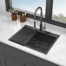 Drop In Kitchen Sink, 16 Gauge Stainless Steel, Topmount by HouseOfZazla