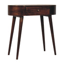 Rounded Wood Table by HouseOfZazla