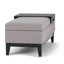 Oregon - Contemporary Storage Ottoman Bench With Tray by Unique Piece Furniture