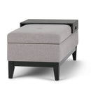 Oregon - Contemporary Storage Ottoman Bench With Tray by Unique Piece Furniture