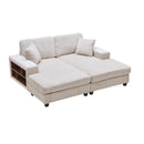 Convertible Sectional Sofa, Sleeper Oversized Living Room Lounge by HouseOfZazla