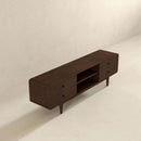 Alexa - TV Stand - Dark Brown / Wood by HouseOfZazla