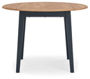 Gesthaven - Round Dining Room Drop Leaf Table by Unique Piece Furniture