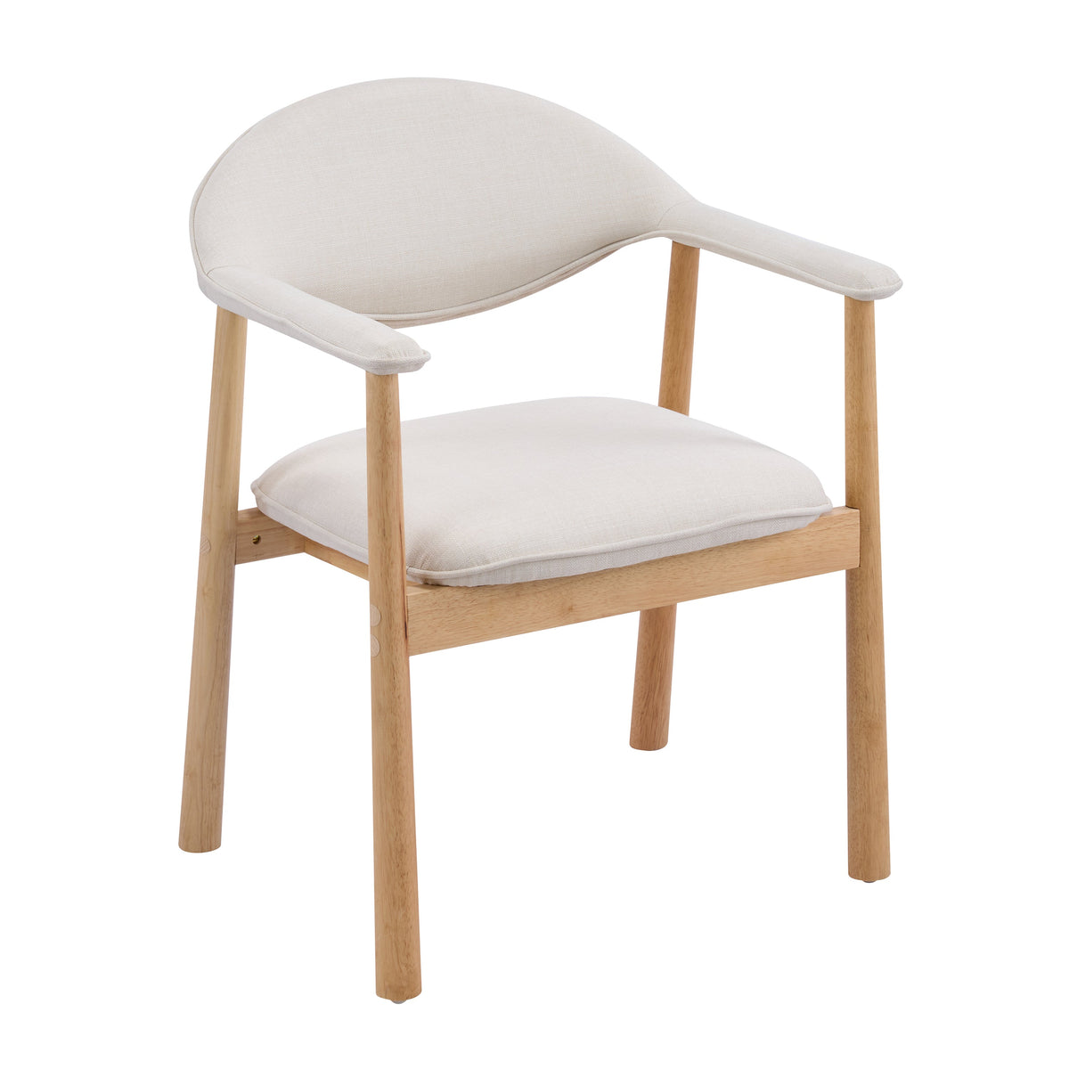 Upholstered Dining Chairs with Curved Back, photo 8 of 10