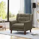 Luminaesque Fabric Upholstered Armchair With Tufted Back by HouseOfZazla