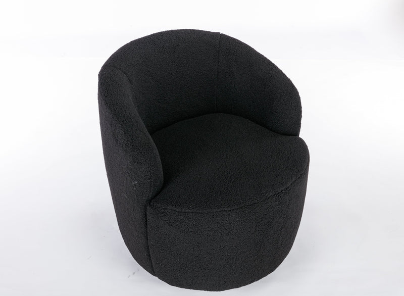 Walker Edison | Teddy Swivel Barrel Accent Chair