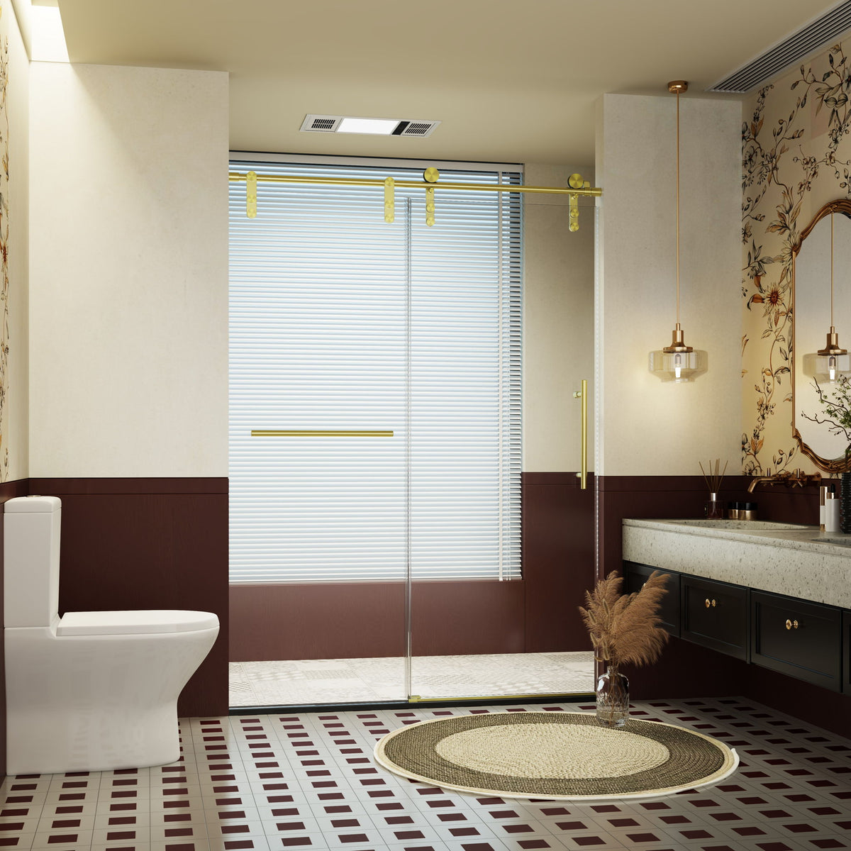 Frameless Single Sliding Shower Doors With Towel Rail & Handle, photo 36 of 40