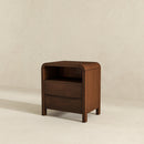 Lionel - Nightstand 2 Drawer - Brown by HouseOfZazla