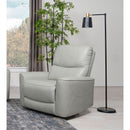 Dove Upholstered Power Recliner Chair With Smooth Power Recline And USB Charging - Gray by HouseOfZazla