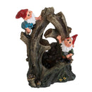 Decorative Woodland Gnome Water Fountain With LED Light - Brown by HouseOfZazla
