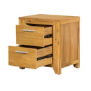 Nightstand - Natural Wood / Brown by Unique Piece Furniture