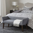 Elegant Design Bench Upholstery, Solid Wood Frame