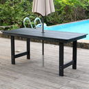 HDPE Outdoor Patio Dining Set with 6 Chairs by HouseOfZazla