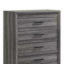 Denver - 5 Drawer Chest - Gray