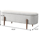 Sarna - Storage Bench - Ivory by Unique Piece Furniture