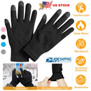 Unisex Winter Knit Gloves Touchscreen Outdoor Windproof Cycling Skiing Warm Gloves