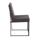 Fuji - Contemporary Modern Elegance With High Back Dining Chair (Set of 2) by HouseOfZazla