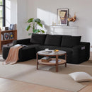 96.9" Cloud Sectional Couch with L-Shape Chaise