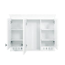 Wall Mount Mirror Cabinet With Adjustable Shelves, Soft Closing Hinges by HouseOfZazla