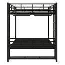 Bunk Bed With Storage Shelves, Clothes Hooks, LED Light by HouseOfZazla