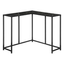 Corner Accent Console Table For Entryway, Unique L-Shaped Design