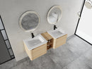 60'' Wall-Mounted Bathroom Vanity with Storage