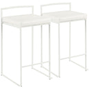 Fuji - Simple Elegance, Contemporary Stackable Counter Stool by Unique Piece Furniture