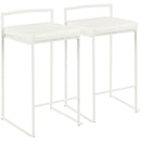 Fuji - Simple Elegance, Contemporary Stackable Counter Stool by Unique Piece Furniture