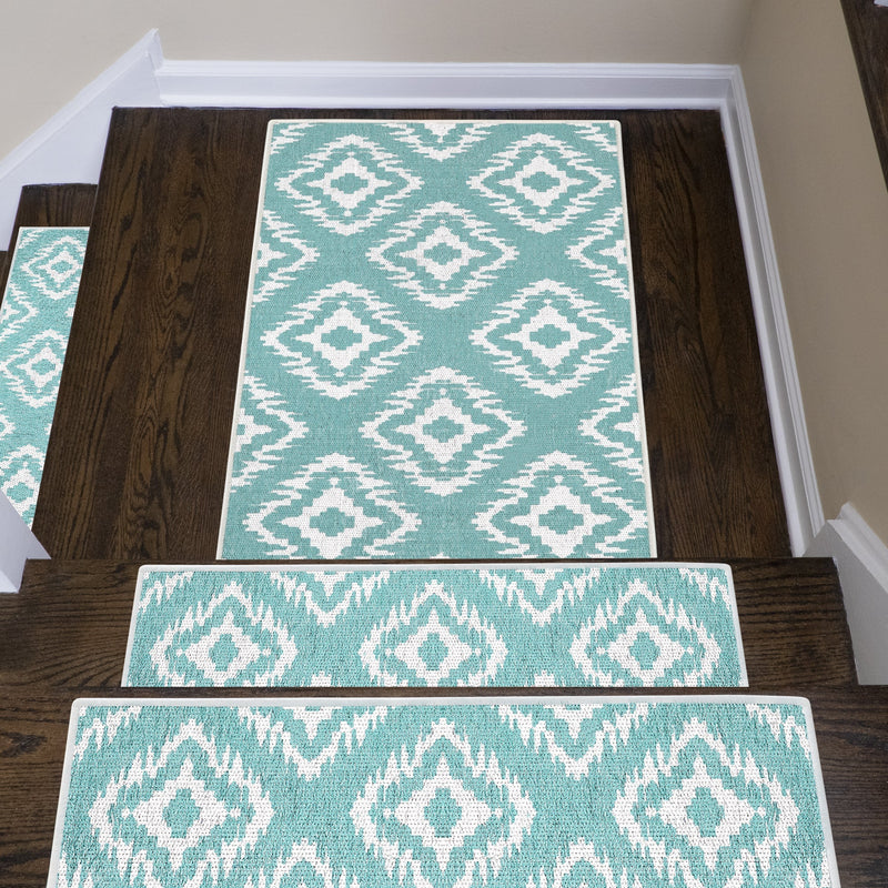 Sussexhome Tetra One Collection 2 x 3 Foot Heavy Duty Low Pile  Landing Rug Runner