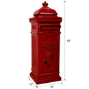Mailboxs Residential Large-Capacity Letter Box, Rainproof Postbox Statue by HouseOfZazla