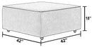 Nico - Castered Cocktail Ottoman