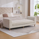 Modern Upholstered End Of Bed Bench With Armrests by HouseOfZazla