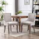 Ultra - Side Dining Chair, Nail Head (Set of 2) by Unique Piece Furniture
