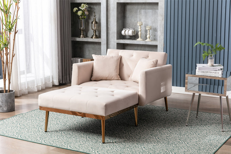 Accent chaise lounge chair for Home or Office