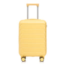 14'/20' 2-Piece ABS Spinner Wheel Luggage Set with Combination Lock