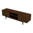 Alexa - TV Stand - Dark Brown / Wood by HouseOfZazla