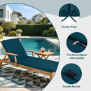 2 Piece Outdoor Chaise Lounge Cushion Set, Replacement Cushions For Patio Furniture by HouseOfZazla