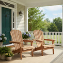 Oversize Outdoor Folding Adirondack Chair, Patio Chair For Garden by HouseOfZazla