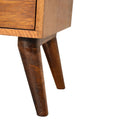 4 Drawer Multi Bedside Table - Chestnut by HouseOfZazla