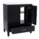 Bathroom Vanity With Sink, Soft Closing Door, Multi Functional Storage by HouseOfZazla
