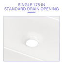 Modern European Design Ceramic Rectangular Vessel Bathroom Sink
