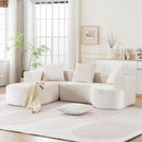 Modular Sectional Sofa With L Shape Chaise With Deep Seat by HouseOfZazla