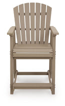 Seacliff Beach - Barstool (Set of 2) - Medium Brown by Unique Piece Furniture