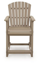 Seacliff Beach - Barstool (Set of 2) - Medium Brown by Unique Piece Furniture