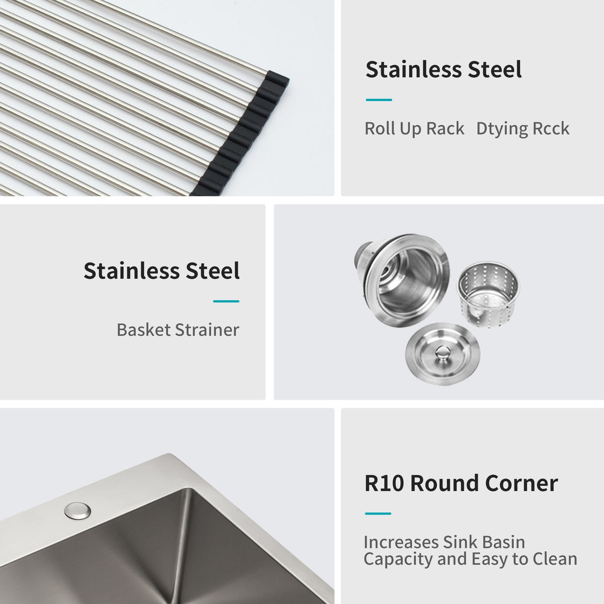 Stainless Steel Drop In Kitchen Sink, Topmount, photo 27 of 40