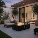 Propane / Natural Gas Fire Pit Table, 50,000 BTU - Charcoal