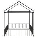 Metal Bed House Bed Frame With Fence by HouseOfZazla