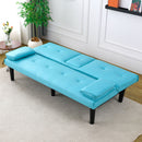 Sofa Bed With Foldable Design And Cup Holder