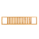 Bamboo Bathtub Tray Bath Table Bathroom Storage Rack Soap Cellphone Wine Glass Shelf Organizer